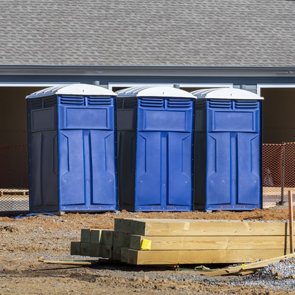 how can i report damages or issues with the portable restrooms during my rental period in Caryville Florida